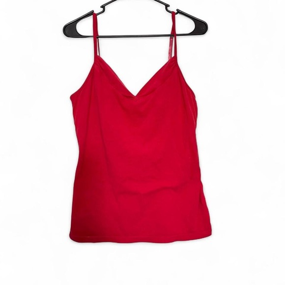 No Boundaries Tops - No Boundaries size XL extra large red spaghetti strap tank top with a cowl neck